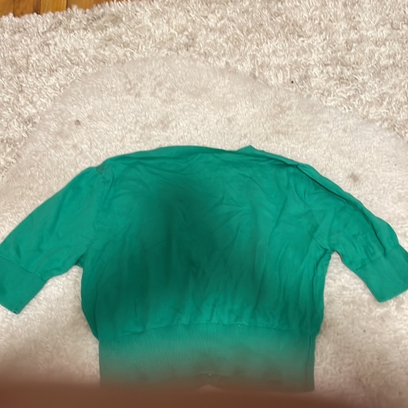 Green/teal shrug with half sleeves - Picture 2 of 2